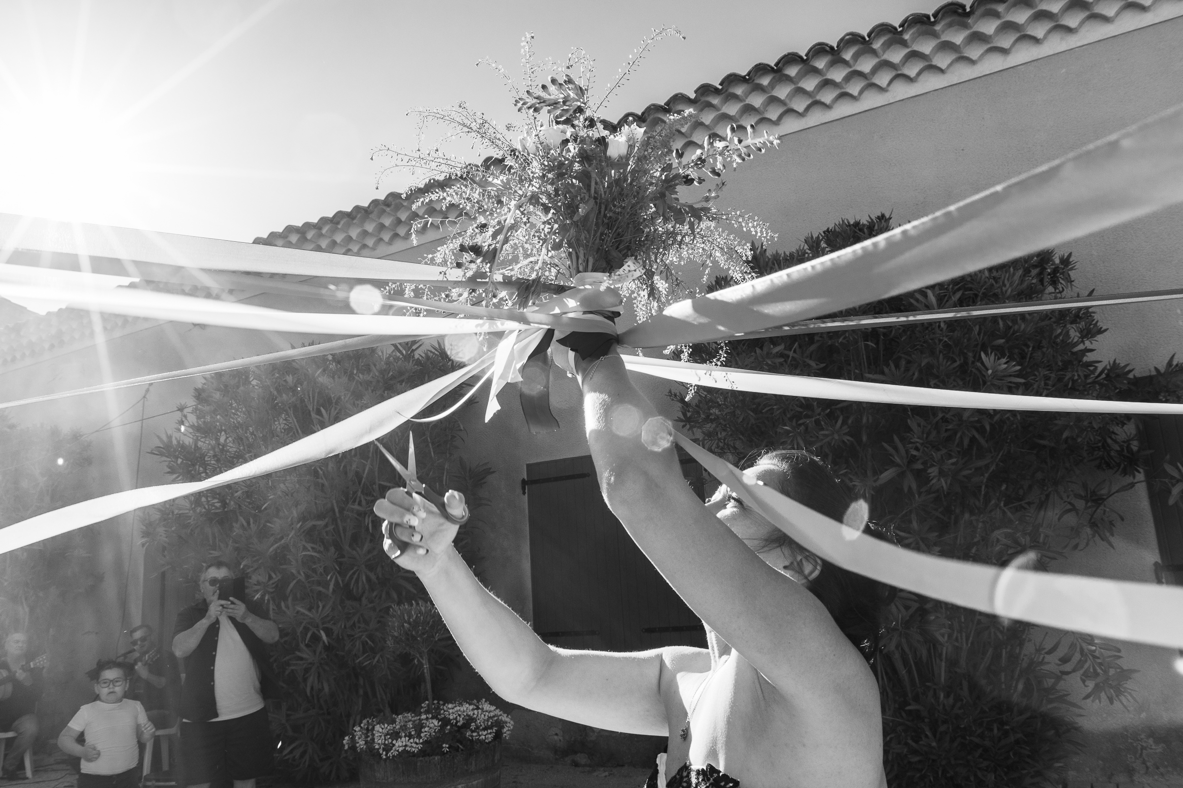 mariage, jeu du ruban